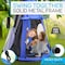 Serenelife Children's Tree Swing Tent - Indoor/Outdoor Hanging Rope Swing Hangout Kit Blue SLSWNG350BL - alternate 1